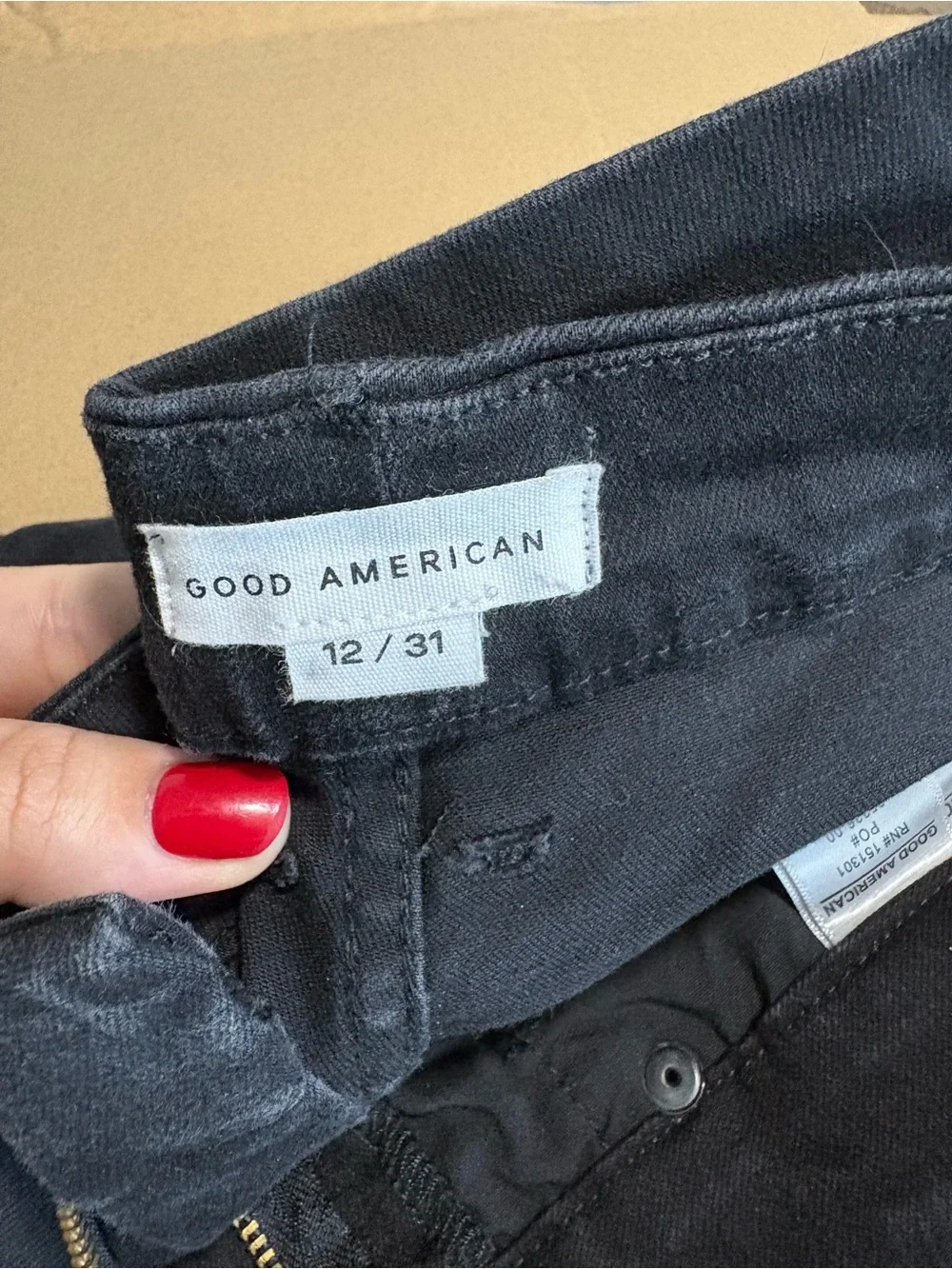 Good American Black Skinny Jeans